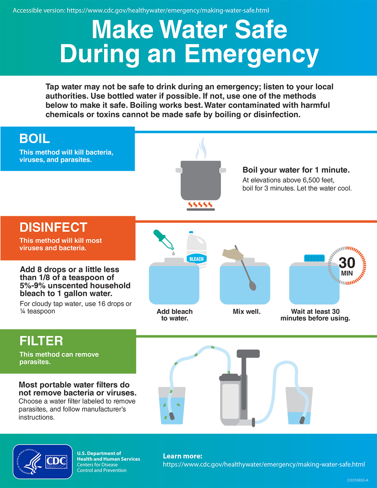 Make Water Safe During an Emergency (Print-only)